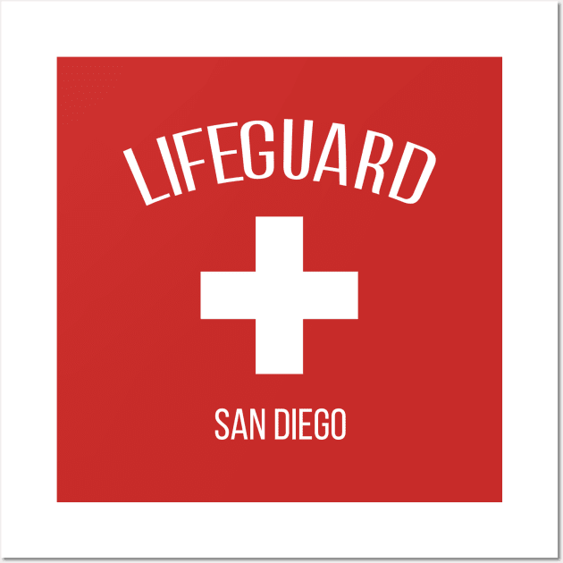 Lifeguard San Diego Wall Art by hoopoe